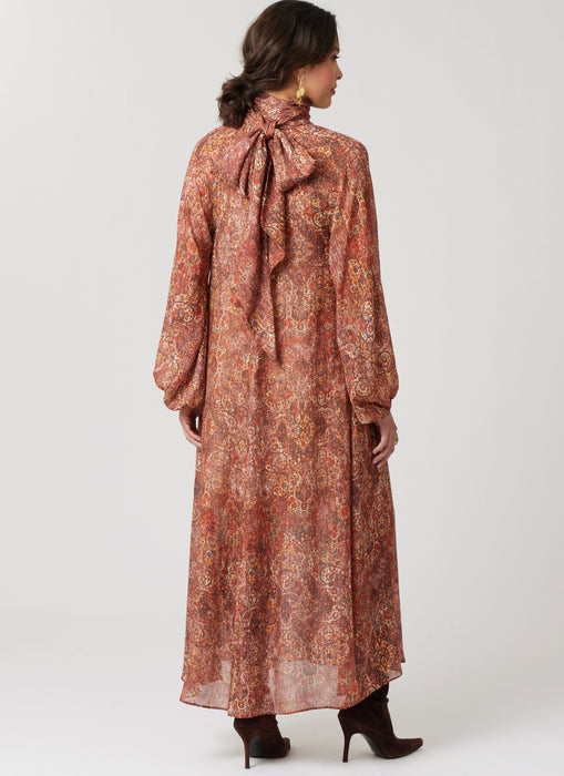 McCall's sewing pattern 8603  loose-fitting flared dress from Jaycotts Sewing Supplies