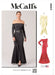 McCall's sewing pattern 8605 off-the-shoulder trumpet dress from Jaycotts Sewing Supplies
