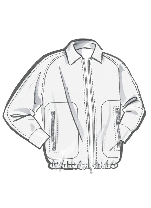 McCall's sewing pattern 8607 Blouson Jackets from Jaycotts Sewing Supplies