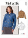 McCall's sewing pattern 8607 Blouson Jackets from Jaycotts Sewing Supplies