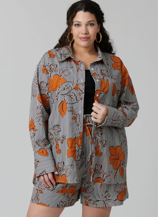 McCall's sewing pattern 8611 Women's Shirt, Shorts and Trousers from Jaycotts Sewing Supplies