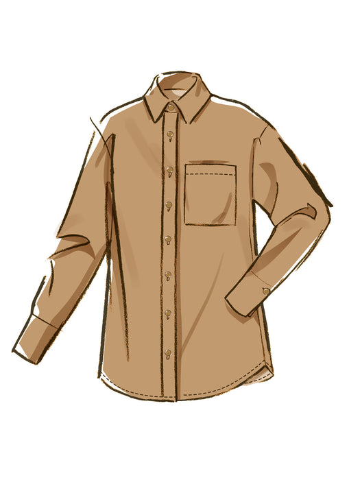 McCall's sewing pattern 8611 Women's Shirt, Shorts and Trousers from Jaycotts Sewing Supplies