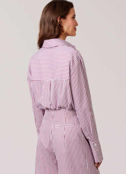 McCall's sewing pattern 8611 Women's Shirt, Shorts and Trousers from Jaycotts Sewing Supplies