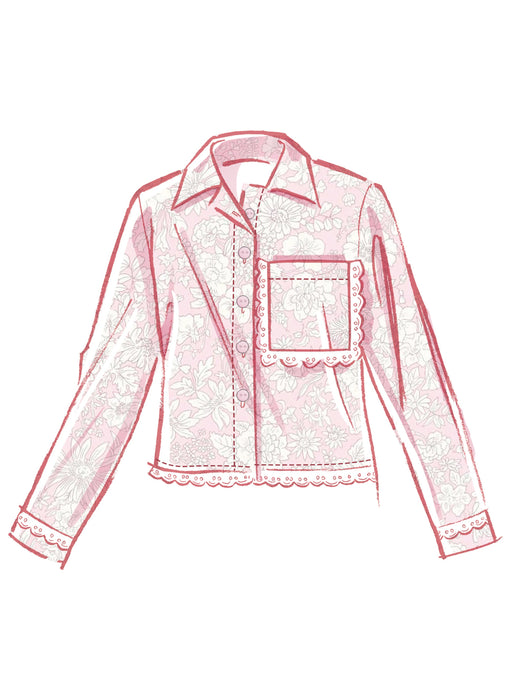 McCall's sewing pattern 8613 Bralette, Shirt and Shorts from Jaycotts Sewing Supplies