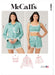 McCall's sewing pattern 8613 Bralette, Shirt and Shorts from Jaycotts Sewing Supplies