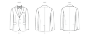 McCall's sewing pattern 8614 Unisex Blazer from Jaycotts Sewing Supplies