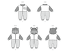 McCall's sewing pattern 8617 Babies' Jumpsuits from Jaycotts Sewing Supplies