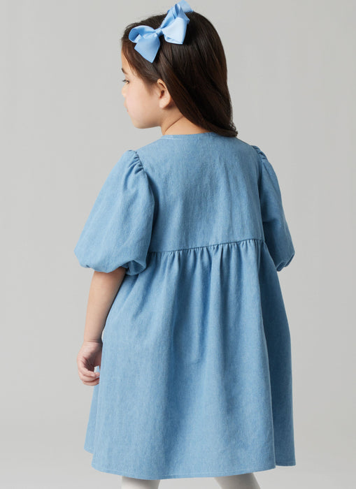 McCall's sewing pattern 8618 Girls' Top, Dress and Pants from Jaycotts Sewing Supplies