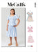 McCall's sewing pattern 8619 Girls' Ruched Dress, Top and Skirt from Jaycotts Sewing Supplies
