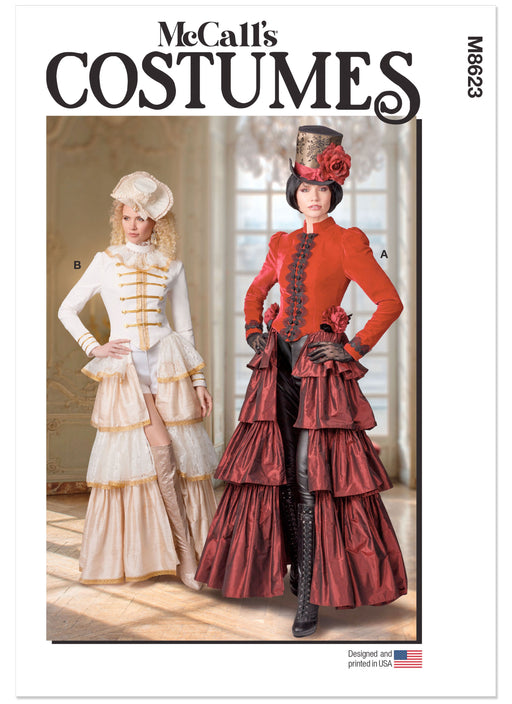 McCall's sewing pattern 8623 Victorian themed Costume from Jaycotts Sewing Supplies
