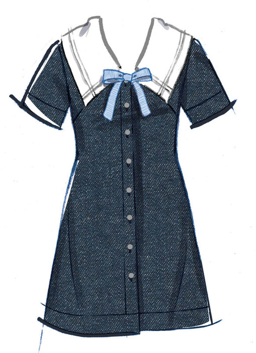 McCall's sewing pattern 8625 Misses' Dress with Sleeve Variations from Jaycotts Sewing Supplies