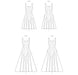 McCall's sewing pattern 8627 Misses' and Women's Special Occasion Dress in Two Lengths from Jaycotts Sewing Supplies