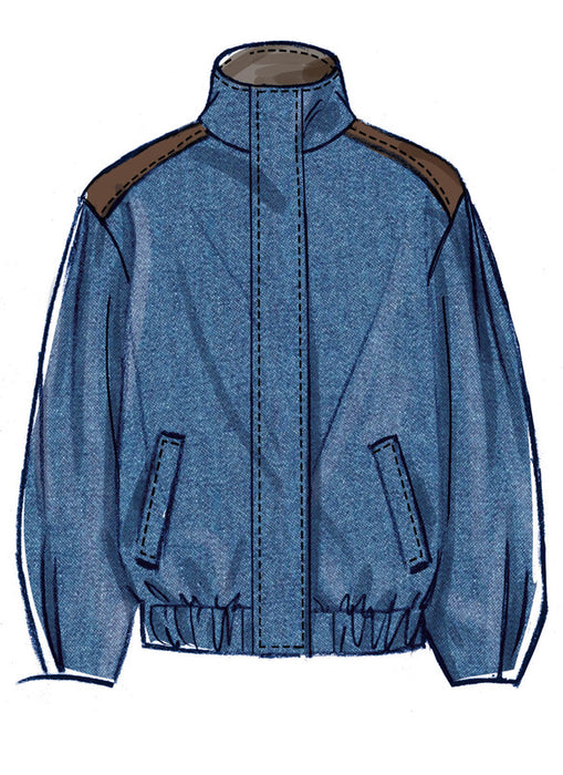 McCall's sewing pattern 8629 Misses' Blouson Jacket with Neckline Variations from Jaycotts Sewing Supplies
