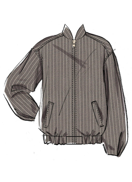 McCall's sewing pattern 8629 Misses' Blouson Jacket with Neckline Variations from Jaycotts Sewing Supplies