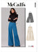 McCall's sewing pattern 8630 Misses' Wide Leg Jeans in Two Lengths from Jaycotts Sewing Supplies