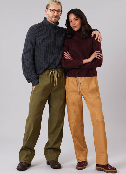 McCall's sewing pattern 8636 Unisex Pull On Trousers from Jaycotts Sewing Supplies