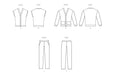McCall's sewing pattern 8637 Unisex Knit Waistcoat, Cardigan and Pants from Jaycotts Sewing Supplies