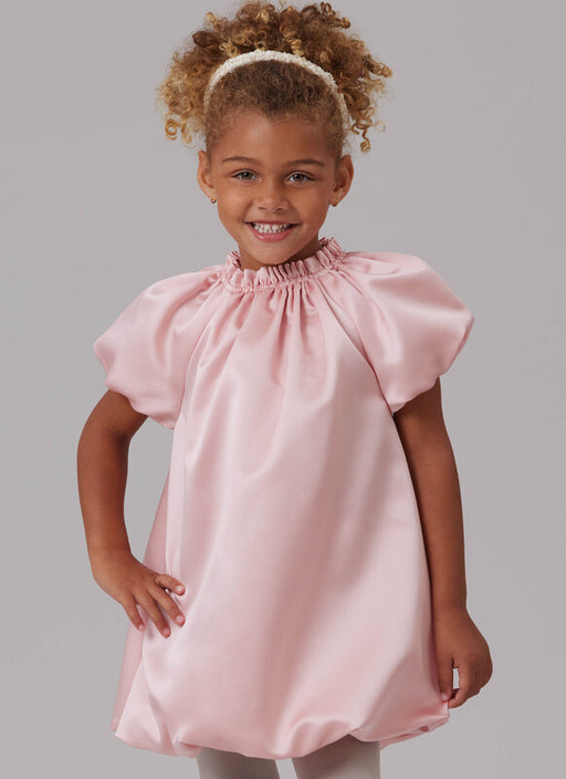 McCall's sewing pattern 8641 Children's Bubble Dress with Sleeve Variations from Jaycotts Sewing Supplies