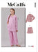 McCall's sewing pattern 8642 Girl's Shirt in Two Lengths, Shorts and Pants from Jaycotts Sewing Supplies