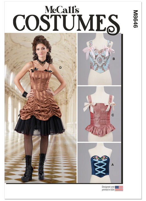 McCall's sewing pattern 8646 Misses' Corsets from Jaycotts Sewing Supplies