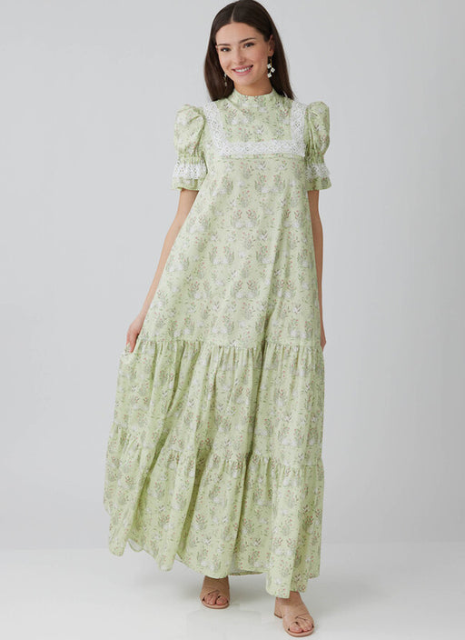 McCall's sewing pattern 8652 Misses' High Yoke Dress in Two Lengths by Laura Ashley from Jaycotts Sewing Supplies