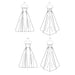 McCall's sewing pattern 8653 Misses' and Women's Strapless Wedding Gown from Jaycotts Sewing Supplies