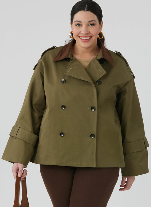McCall's sewing pattern 8656 Misses' and Women's Trench Jacket from Jaycotts Sewing Supplies