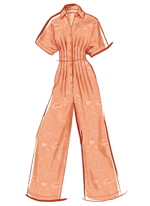 McCall's sewing pattern 8661 Misses' Jumpsuit in Three Lengths from Jaycotts Sewing Supplies