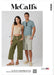 McCall's sewing pattern 8664 Unisex Shorts and Pants from Jaycotts Sewing Supplies