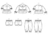 McCall's sewing pattern 8665 Babies' Tops, Bloomers and Pants from Jaycotts Sewing Supplies