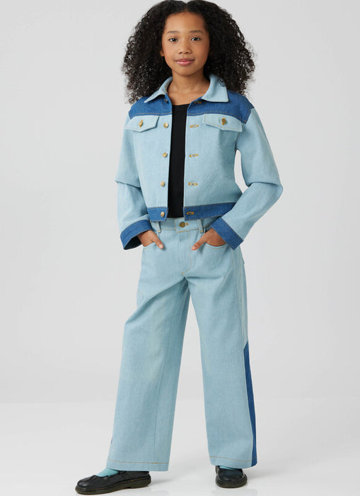 McCall's sewing pattern 8666 Girl's Jacket and Pants from Jaycotts Sewing Supplies