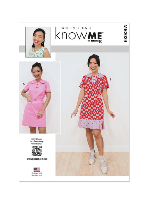 Know Me sewing pattern 2029 Misses' Dresses from Jaycotts Sewing Supplies
