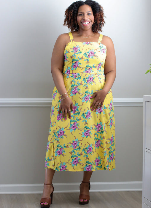 Know Me sewing pattern 2040 and Women's Strappy Dress from Jaycotts Sewing Supplies