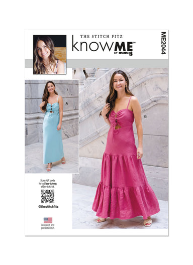 Know Me sewing pattern 2044 Maxi Dresses from Jaycotts Sewing Supplies