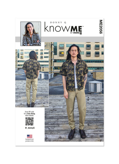 Know Me sewing pattern 2056 Men's Shirt and Pants by Donny Q from Jaycotts Sewing Supplies
