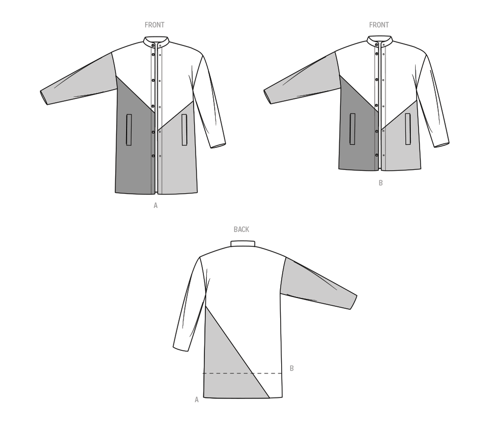 KnowMe sewing pattern 2058 Misses' Coat by Handmade Millennial ...