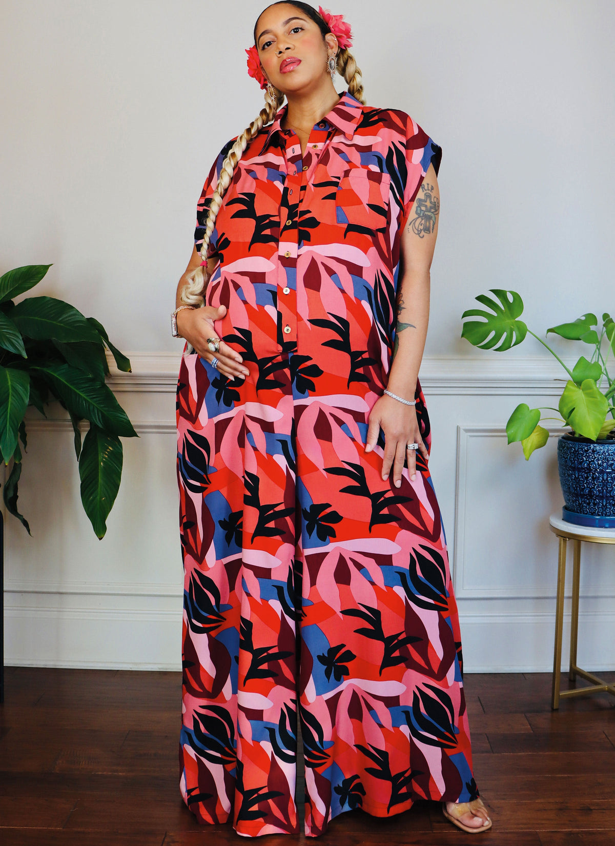 Know Me sewing pattern number 2081 Maternity Romper and Jumpsuit by The