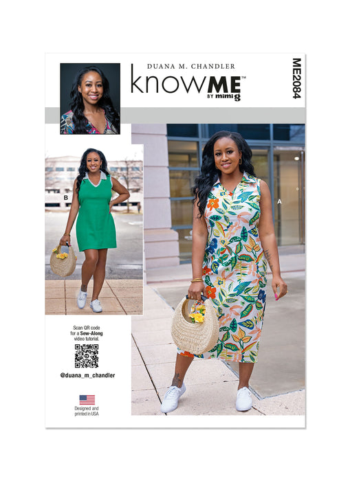 Know Me Sewing Pattern 2084 Dress in Two Lengths by Duana M. Chandler from Jaycotts Sewing Supplies