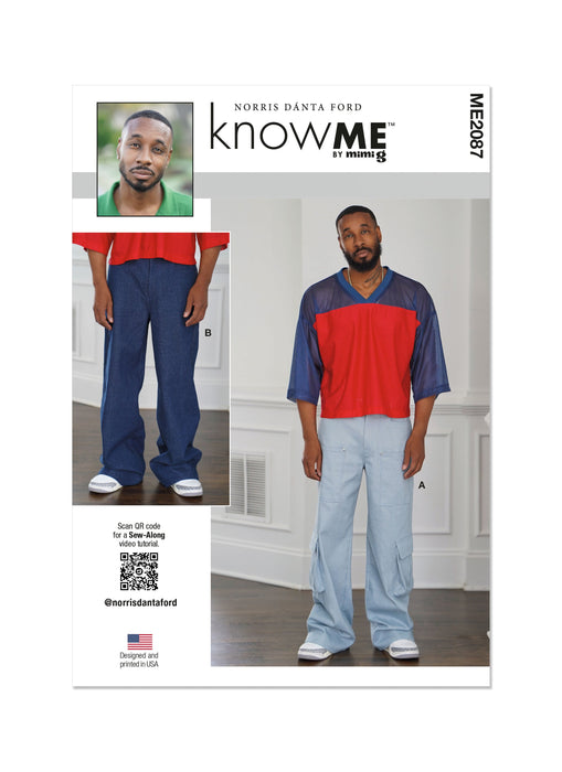 Know Me Sewing Pattern 2087 Men's Jeans by Norris Dánta Ford from Jaycotts Sewing Supplies