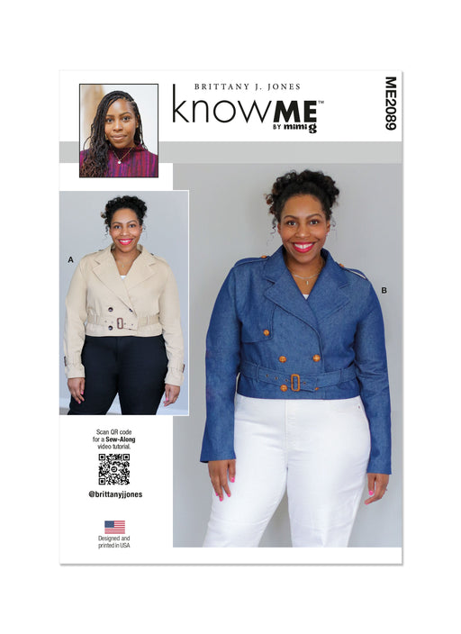 Know Me Sewing Pattern 2089 Jackets by Brittany J. Jones from Jaycotts Sewing Supplies