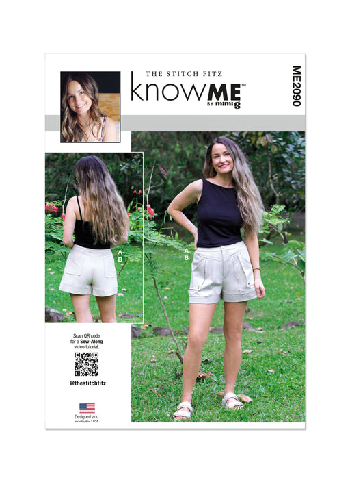 Know Me Sewing Pattern 2090 Shorts and Knit Top by The Stitch Fitz from Jaycotts Sewing Supplies