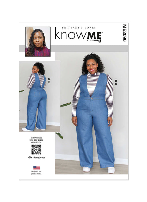 Know Me sewing pattern 2096 Misses' Tops and Jumpsuit by Brittany J. Jones from Jaycotts Sewing Supplies