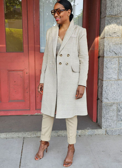 Know Me sewing pattern KM2103 Misses' Lined Coat by Beaute' J'Adore from Jaycotts Sewing Supplies