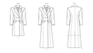 Know Me sewing pattern KM2103 Misses' Lined Coat by Beaute' J'Adore from Jaycotts Sewing Supplies