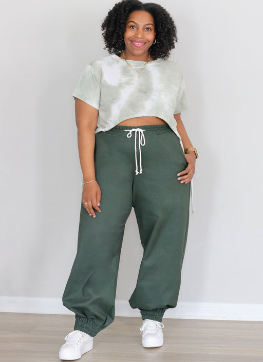 Know Me Sewing Pattern 2110 Knit Top and Woven Pants by Brittany J. Jones from Jaycotts Sewing Supplies