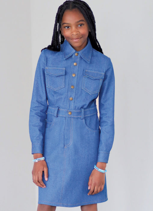 Know Me sewing pattern 2133 Denim Dress by Brittany J. Jones from Jaycotts Sewing Supplies