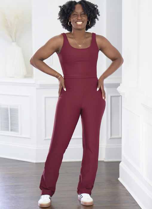 Know Me sewing pattern 2135 Sports Top and Leggings by Classyfied Life from Jaycotts Sewing Supplies