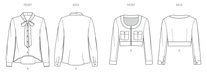 Know Me sewing pattern 2137 Blouse and Jacket by Lynn Brannelly from Jaycotts Sewing Supplies