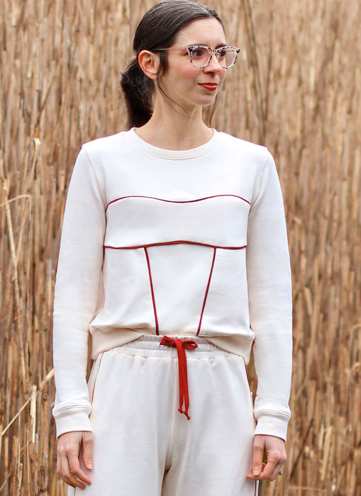 Know Me sewing pattern 2138 Sweatsuit Top and Pants by Holly Darling from Jaycotts Sewing Supplies