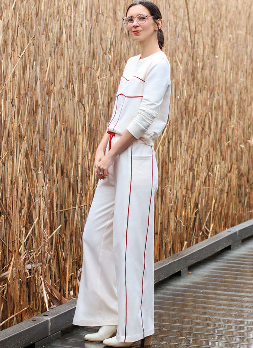 Know Me sewing pattern 2138 Sweatsuit Top and Pants by Holly Darling from Jaycotts Sewing Supplies